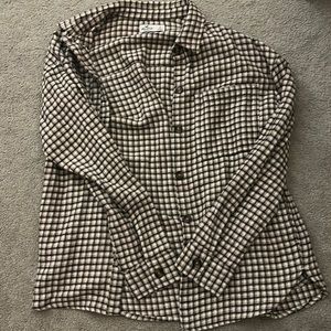 Hollister oversized flannel button up